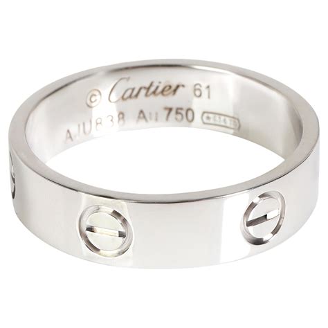 cartier love ring gold or white gold|cartier love ring size guide.